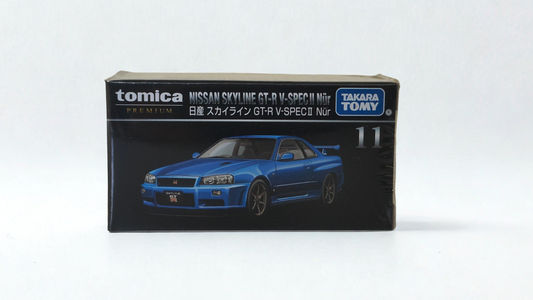 Nissan Skyline GT-R V-SPECⅡ Nur 1:64 scale model - Tomica Premium TP11