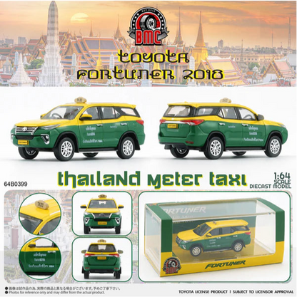 Toyota Fortuner 2018 Thai Taxi (RHD) 1:64 scale model car - BM creations