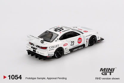Nissan LB-Super Silhouette S15 SILVIA ATHLETE 1:64 scale model car - Mini GT