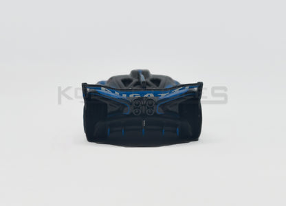 Bugatti Bolide - Blue and Black 1:64 scale model car - Bburago