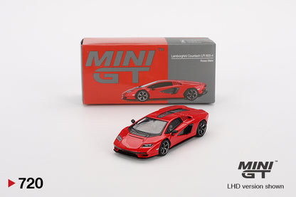 Lamborghini Countach LPI 800-4 Rosso Mars 1:64 Scale model car- Mini GT