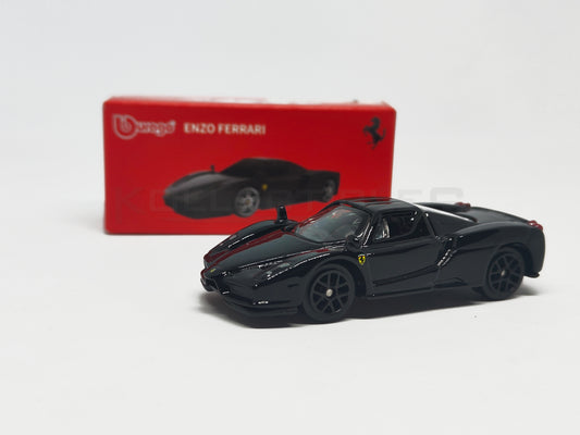 Enzo Ferrari Black 1:64 scale model car - Bburago