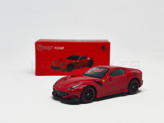 Box of F12DTF Red 1:64 scale model car 1:64 scale model car - Bburago