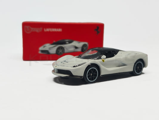 Ferrari Laferrai White 1:64 scale model car - Bburago