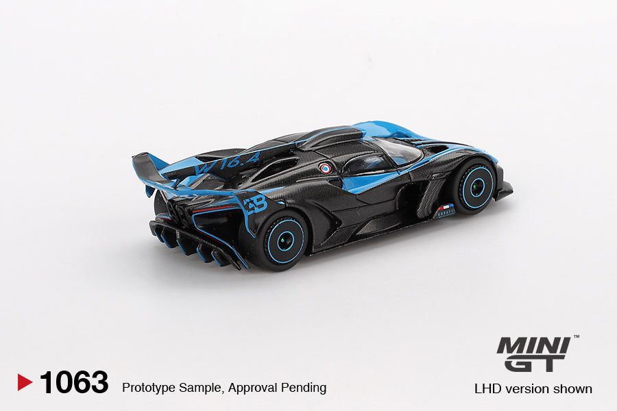 Bugatti Bolide Presentation 1:64 Mini GT - side view