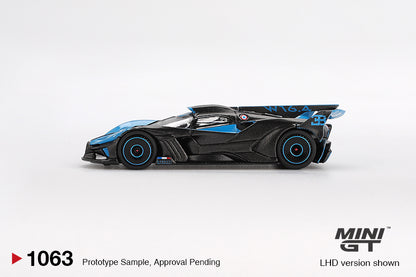 Bugatti Bolide Presentation 1:64 Mini GT - rear view
