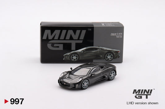 Jaguar C-X75 Test car 1:64 scale model car - Mini GT with Box