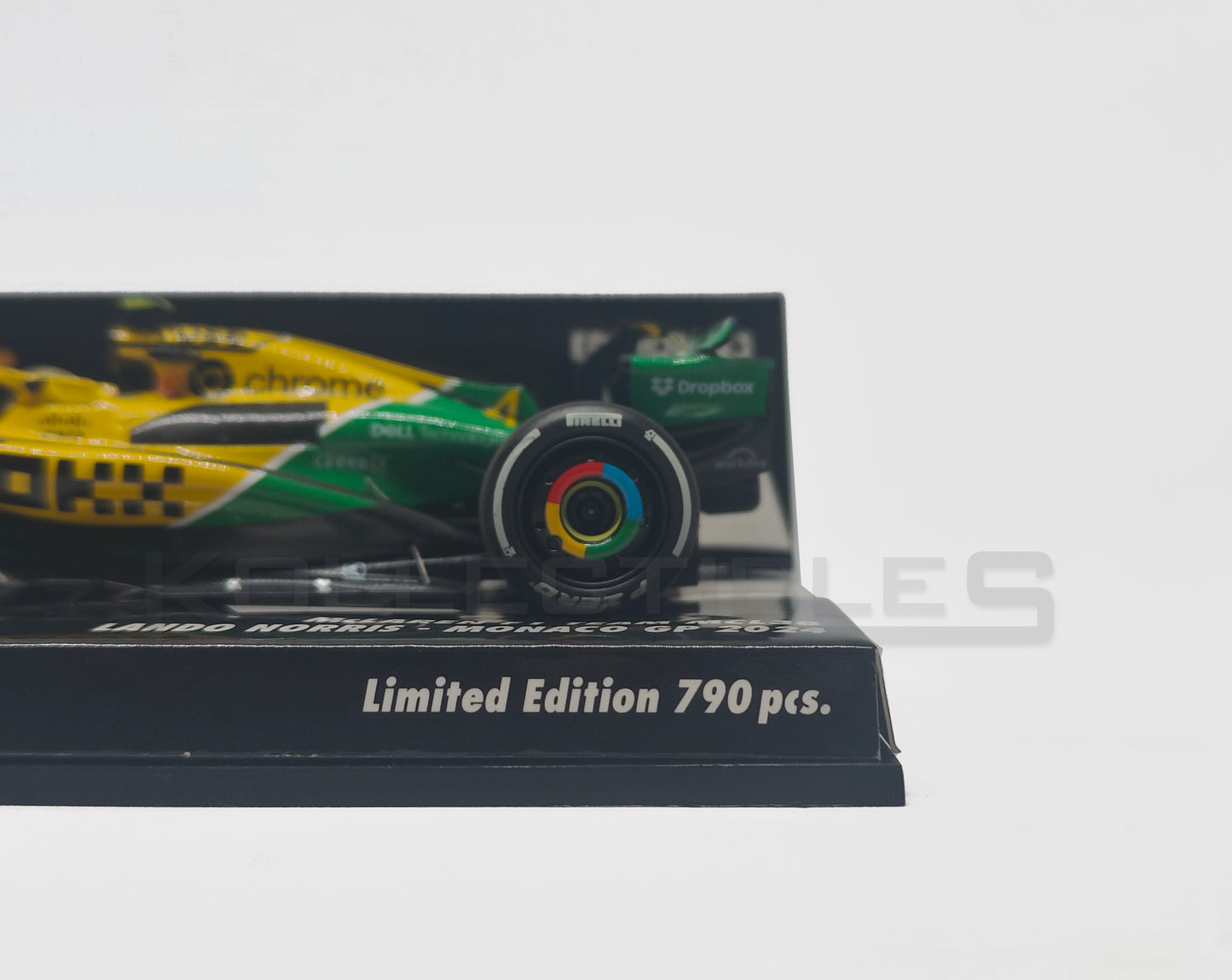 limited edition view Mclaren Formula 1 Team MCL38 -2024 1:43 Scale model car by Minichamps