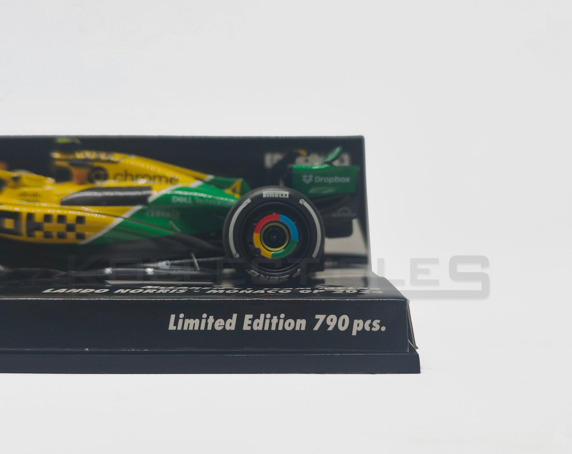limited edition view Mclaren Formula 1 Team MCL38 -2024 1:43 Scale model car by Minichamps