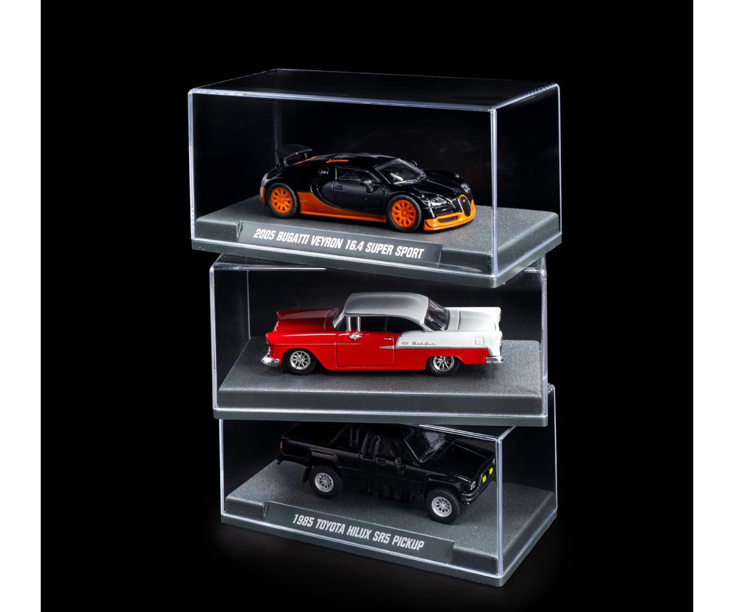 1955 Chevrolet Bel Air Red 1:64 scale model car - Majorette Premium