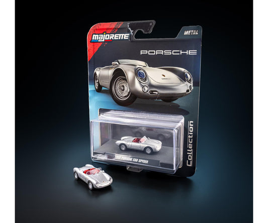 1955 Porsche 550 Spyder 1:64 scale model car - Majorette