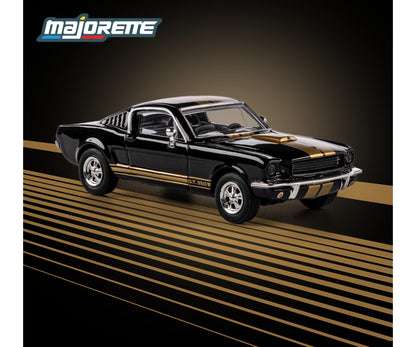 front perspective view of car - 1965 Shelby GT350 1:64 Scale Model Car – Majorette Premium (Product Code: 8505001014)