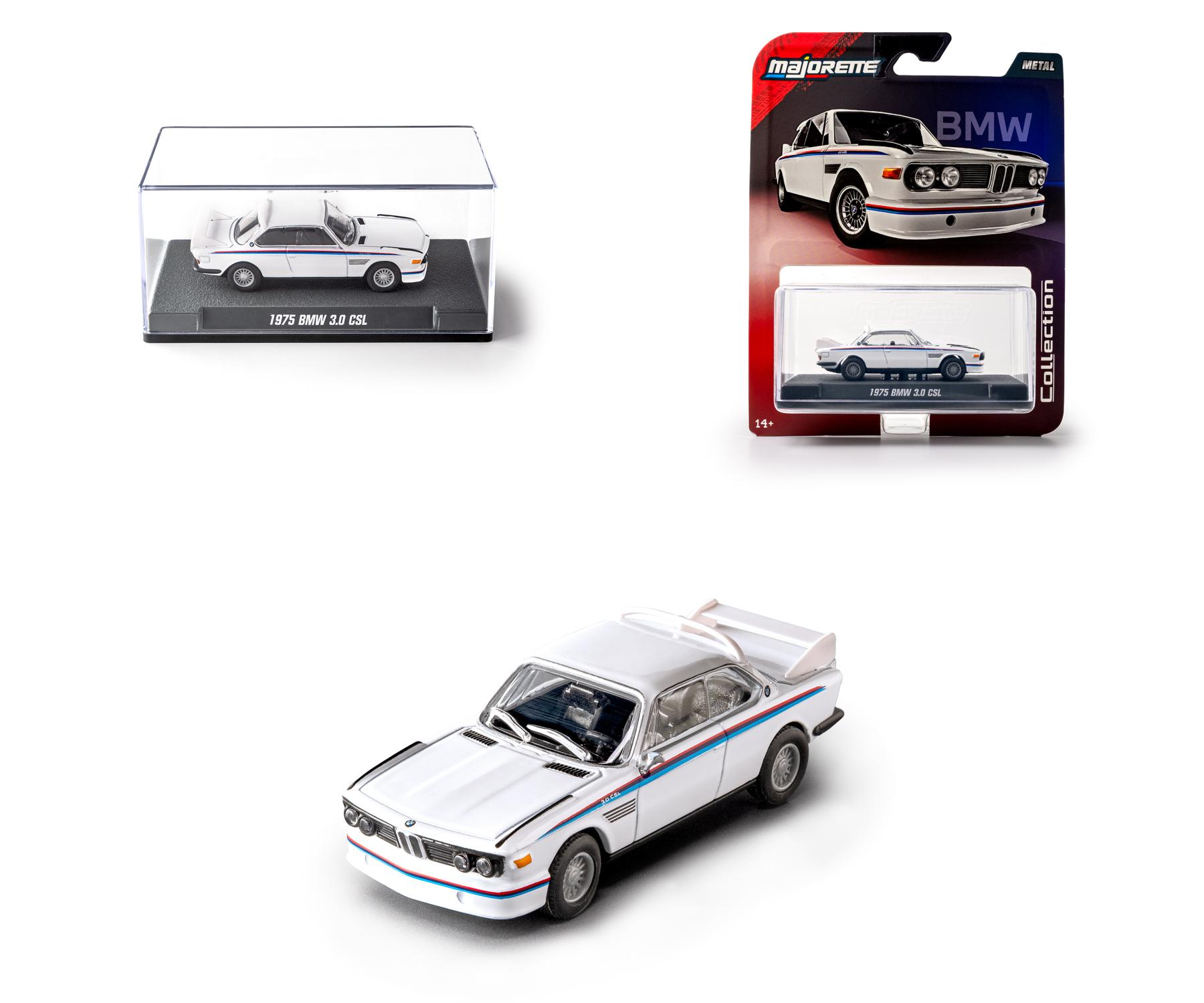 1975 BMW 3.0 CSL 1:64 scale model car- Majorette