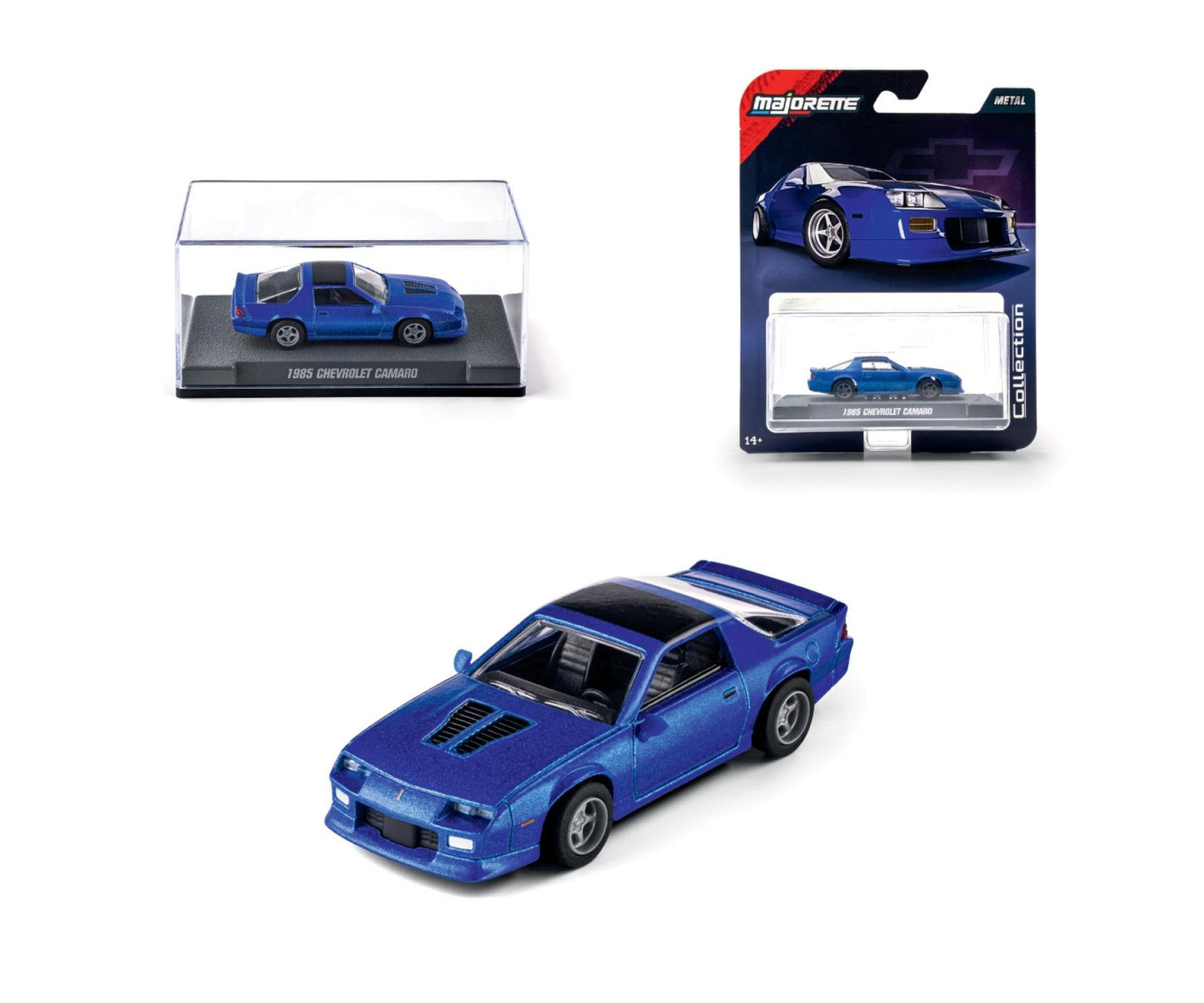 acrylic case, blisterand car of 1975 Porsche 930 Turbo Silver 1:64 Scale Model Car – Majorette Premium (Product Code: 8505001004)