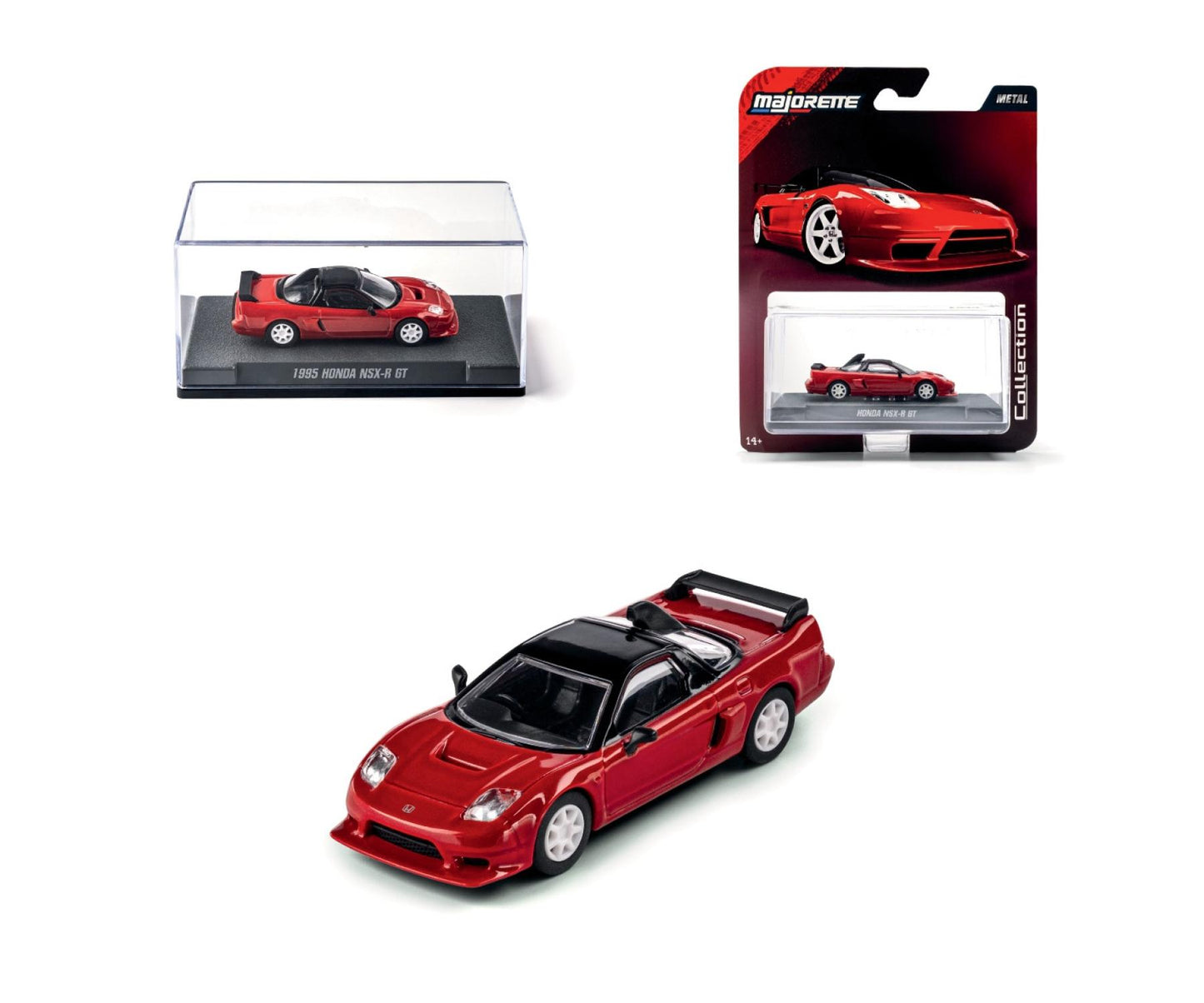 1995 Honda NSX-R GT 1:64 scale model car - Majorette Premium