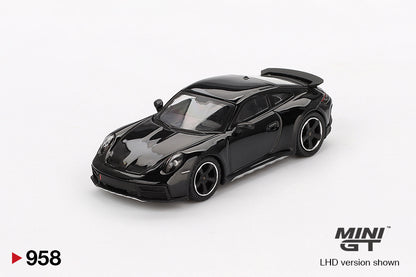 Porsche 911 Dakar Black 1:64 scale model car - Mini GT