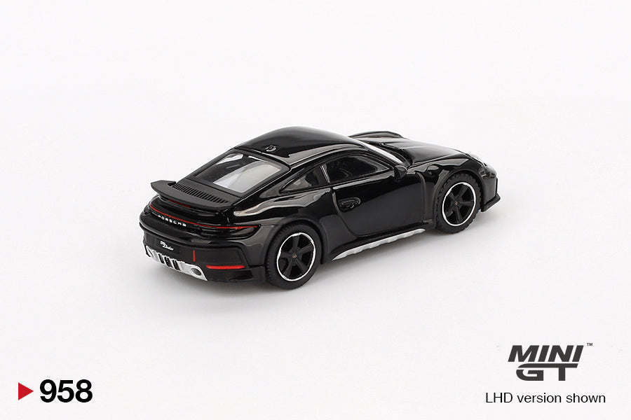 Porsche 911 Dakar Black 1:64 scale model car - Mini GT