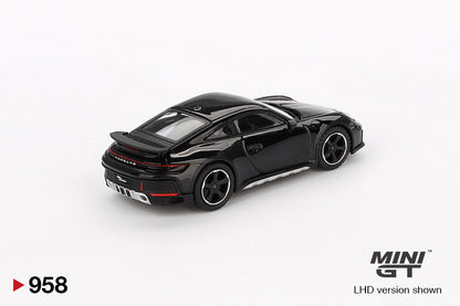 Porsche 911 Dakar Black 1:64 scale model car - Mini GT