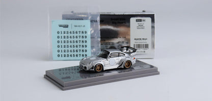RWB 993 Silver Phantom 1:64 scale model car - Tarmac works