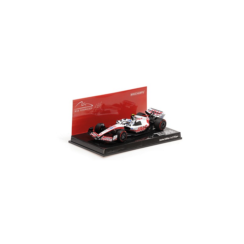 Haas F1 Team VF-22 1:43 Resin scale model car - Minichamps Limited edition model (192 models available globaly)