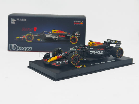 Oracle Red bull Racing Formula 1 2024 RB20 Max Verstappen 1:43 scale model car with Acrylic case by Bburago