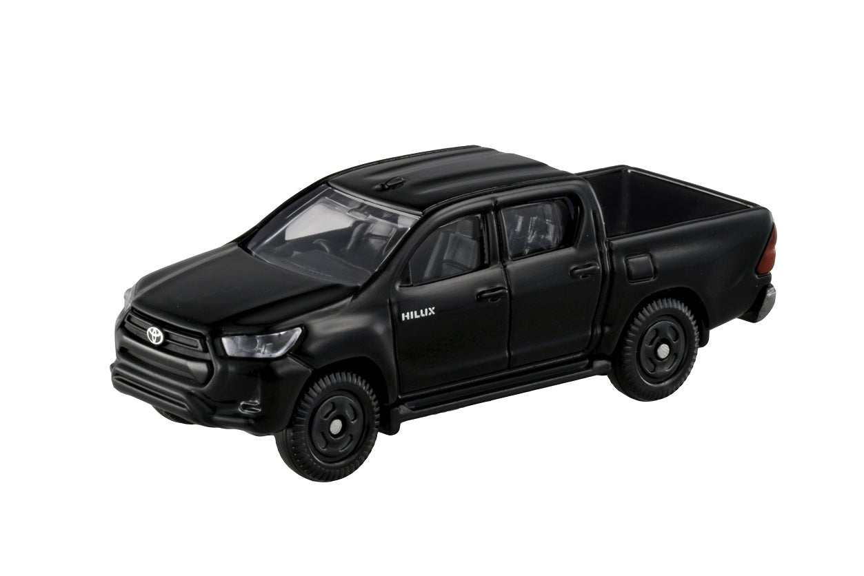 Toyota Black Hilux Pickup 1:64 scale model car - Tomica