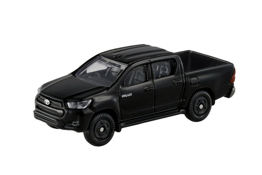 Toyota Black Hilux Pickup 1:64 scale model car - Tomica