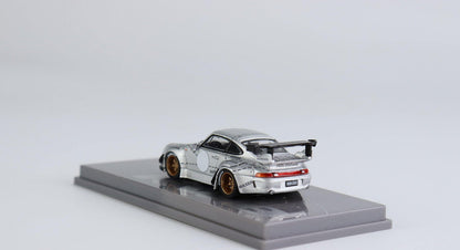 RWB 993 Silver Phantom 1:64 scale model car - Tarmac works