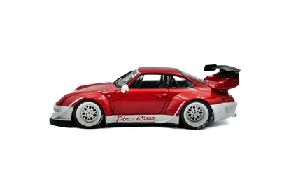Porsche RWB Bodykit Porco Rosso Red 2020 1:18 scale model car - Solido