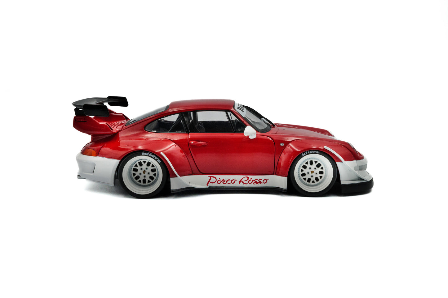 Porsche RWB Bodykit Porco Rosso Red 2020 1:18 scale model car - Solido