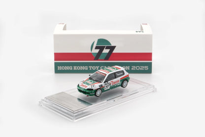 HONDA Civic EG6 - Castrol 77 National Saloon Car Cup 1993 (RHD) -HKTCS25 1:64 scale model car - BM Creation