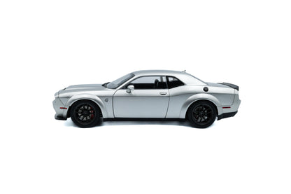Side view of Dodge Challenger SRT Hellcat Redeye WideBody Triple Nickle  1:18 scale model car - Solido