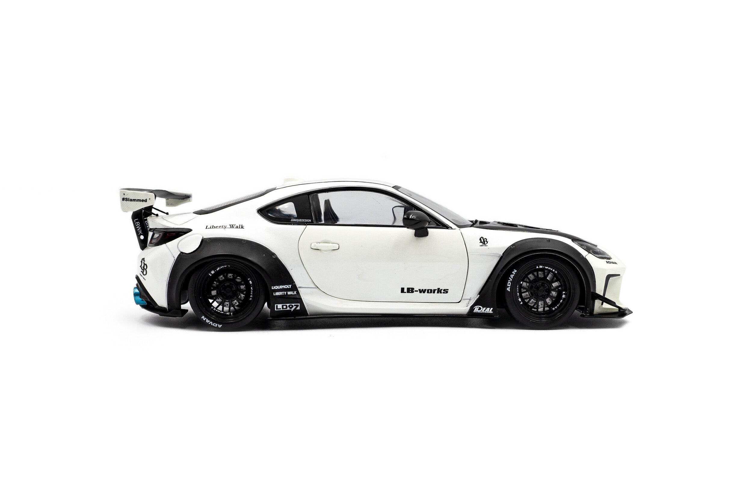 Buy Toyota GR86 Liberty walk Body Kit Pearl White 2024 1:18 scale