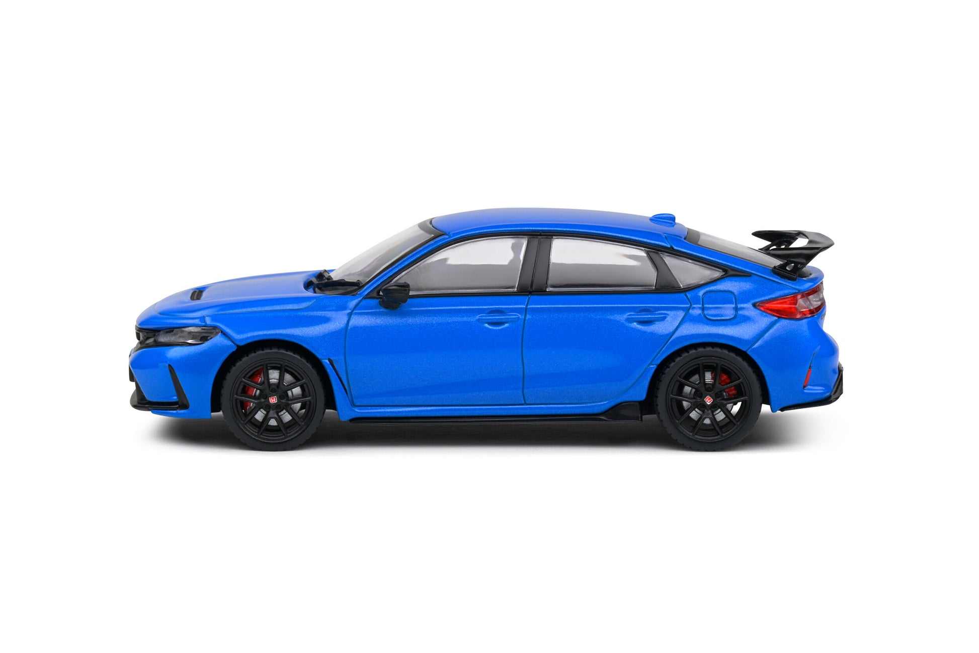 Side view Honda Civic Type Racing Blue Pearl 2022 1:43 scale model car - Solido