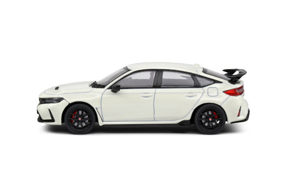 Side Perspective View of Honda Civic Type R Championship White 2022 1:43 scale model car - Solido