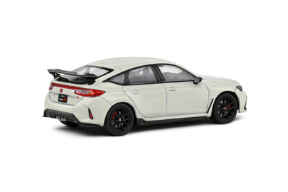 Back perspective view Honda Civic Type R Championship White 2022 1:43 scale model car - Solido