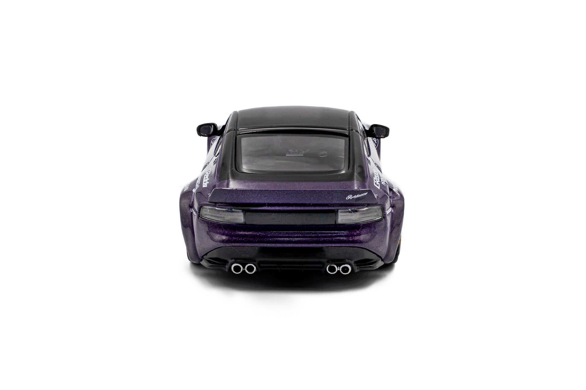 back view of Nissan GTR35 LBWK Silouette Green 2019 1:43 scale model car - Solido