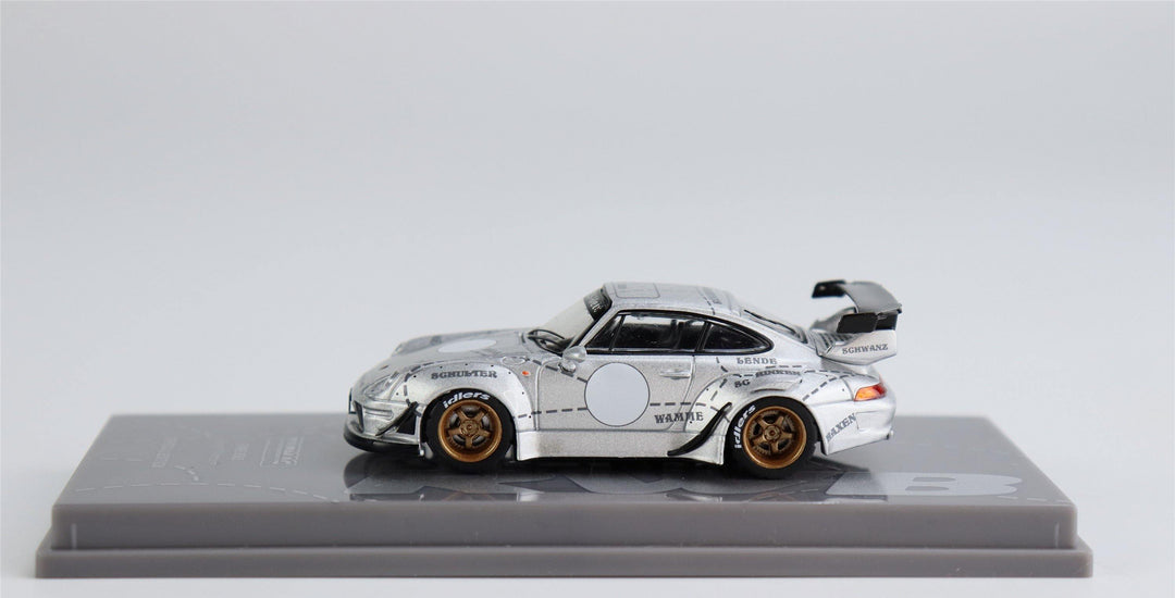 RWB 993 Silver Phantom 1:64 scale model car - Tarmac works