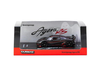 Koenigsegg Agera RS carbon 1:64 scale model car in its Tarmac Works display packaging (T64G-TL005-BCF)