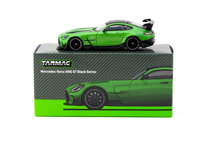 Mercedes-Benz AMG GT Black Series green 1:64 scale model car with its Tarmac Works display packaging (T64G-042-GR)
